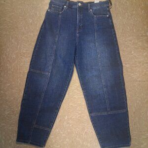 NWT Banana Republic Utility Barrel Jeans Size 30